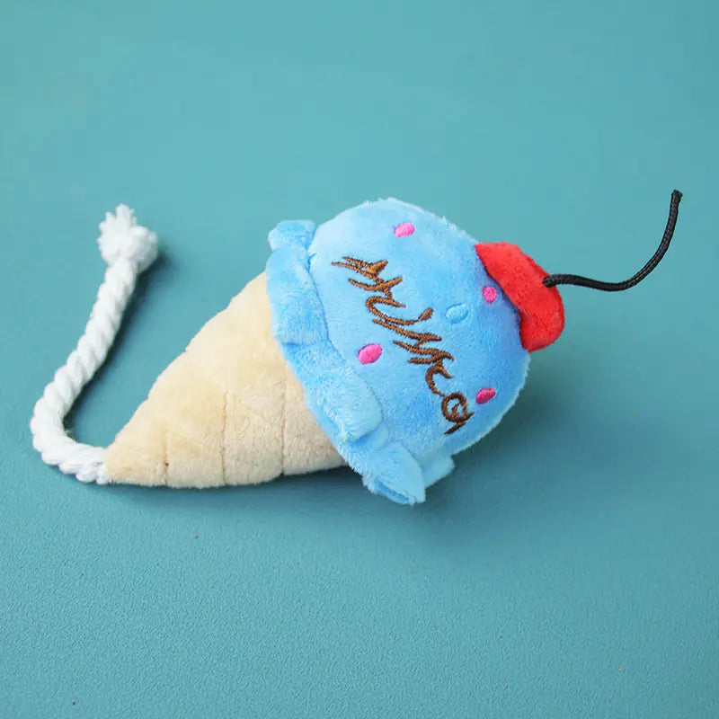 Durable Chew Dog Toys - Cartoon Plush Pet Toys (1pcs)