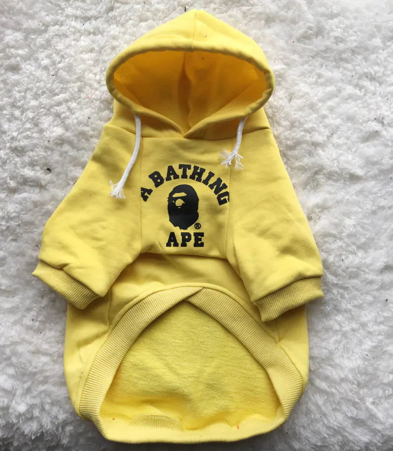 Printed Dog Hoodie