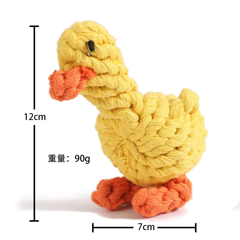 Durable Chew Dog Toys - Cartoon Plush Pet Toys (1pcs)