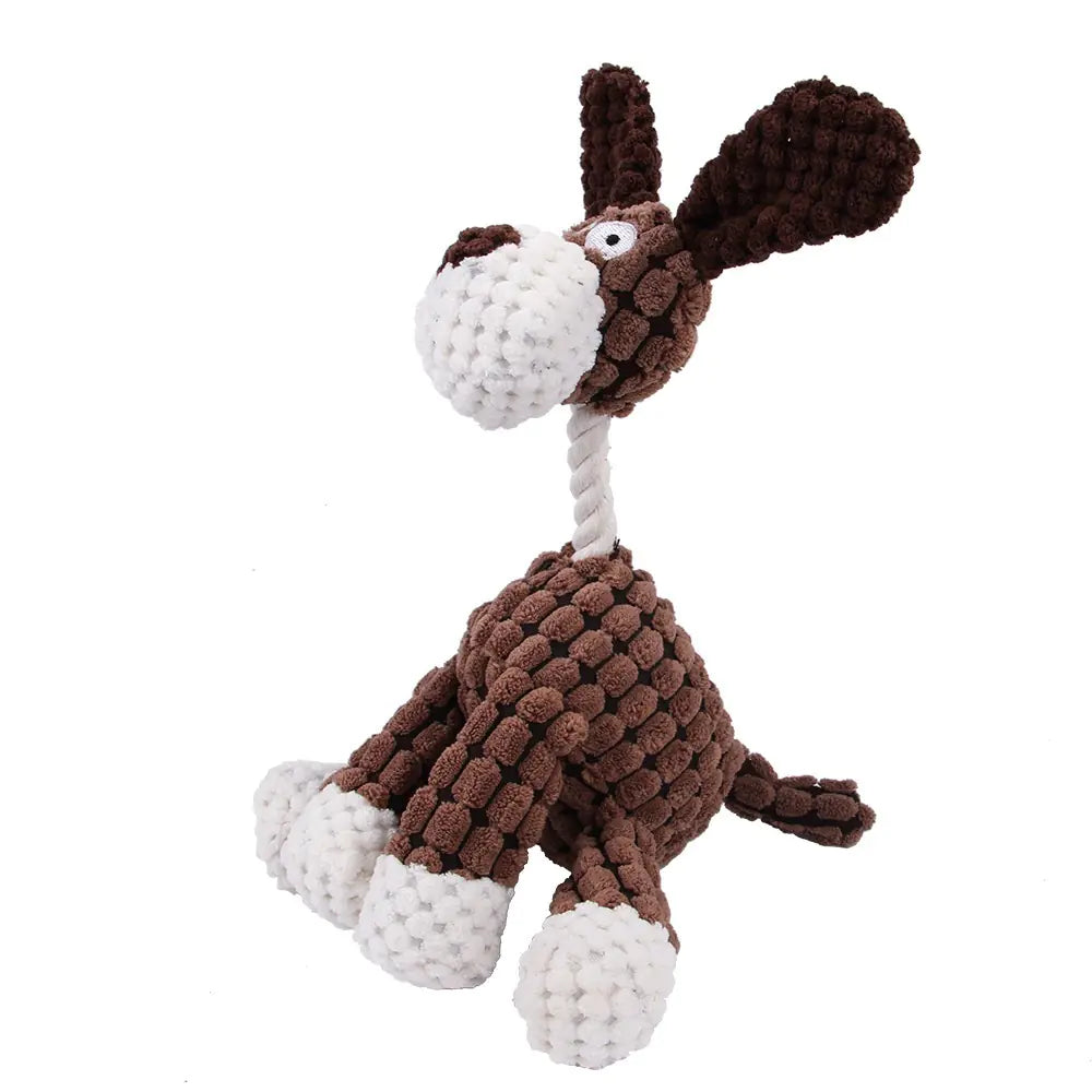 Durable Chew Dog Toys - Cartoon Plush Pet Toys (1pcs)