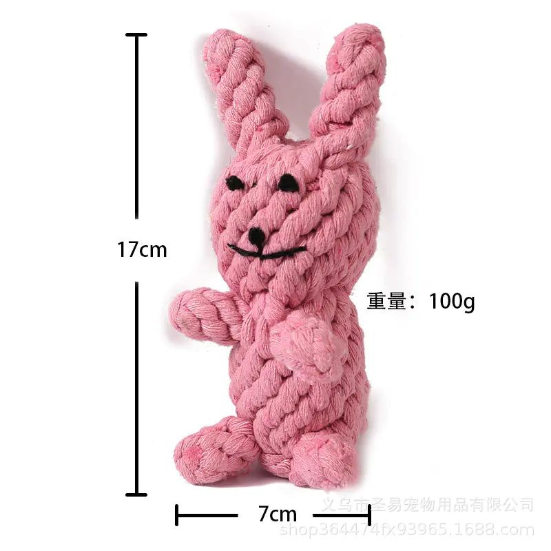 Durable Chew Dog Toys - Cartoon Plush Pet Toys (1pcs)
