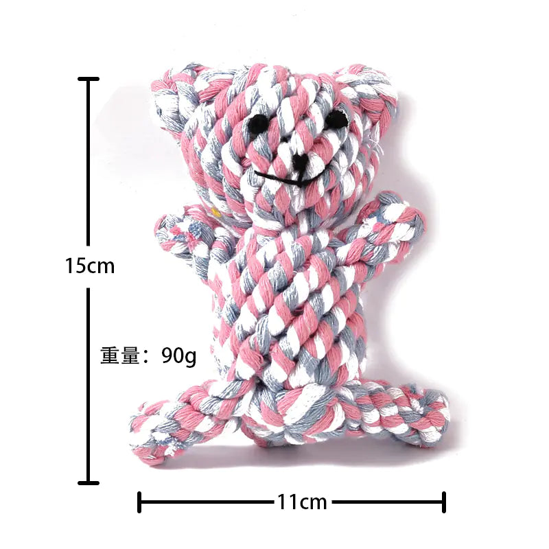 Durable Chew Dog Toys - Cartoon Plush Pet Toys (1pcs)