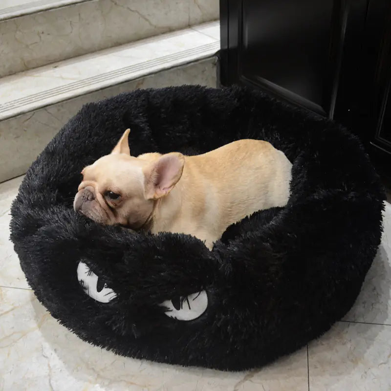 Round Fluffy Cat and Dog Bed