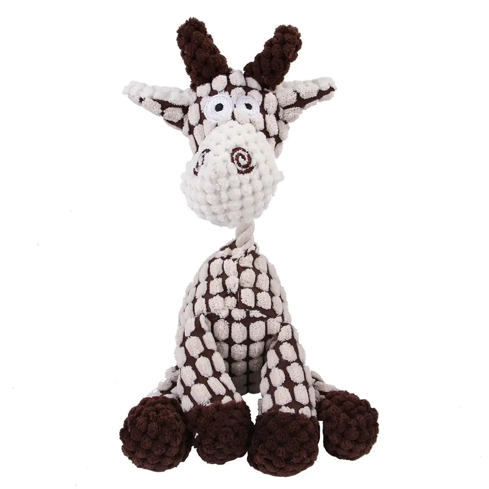 Durable Chew Dog Toys - Cartoon Plush Pet Toys (1pcs)
