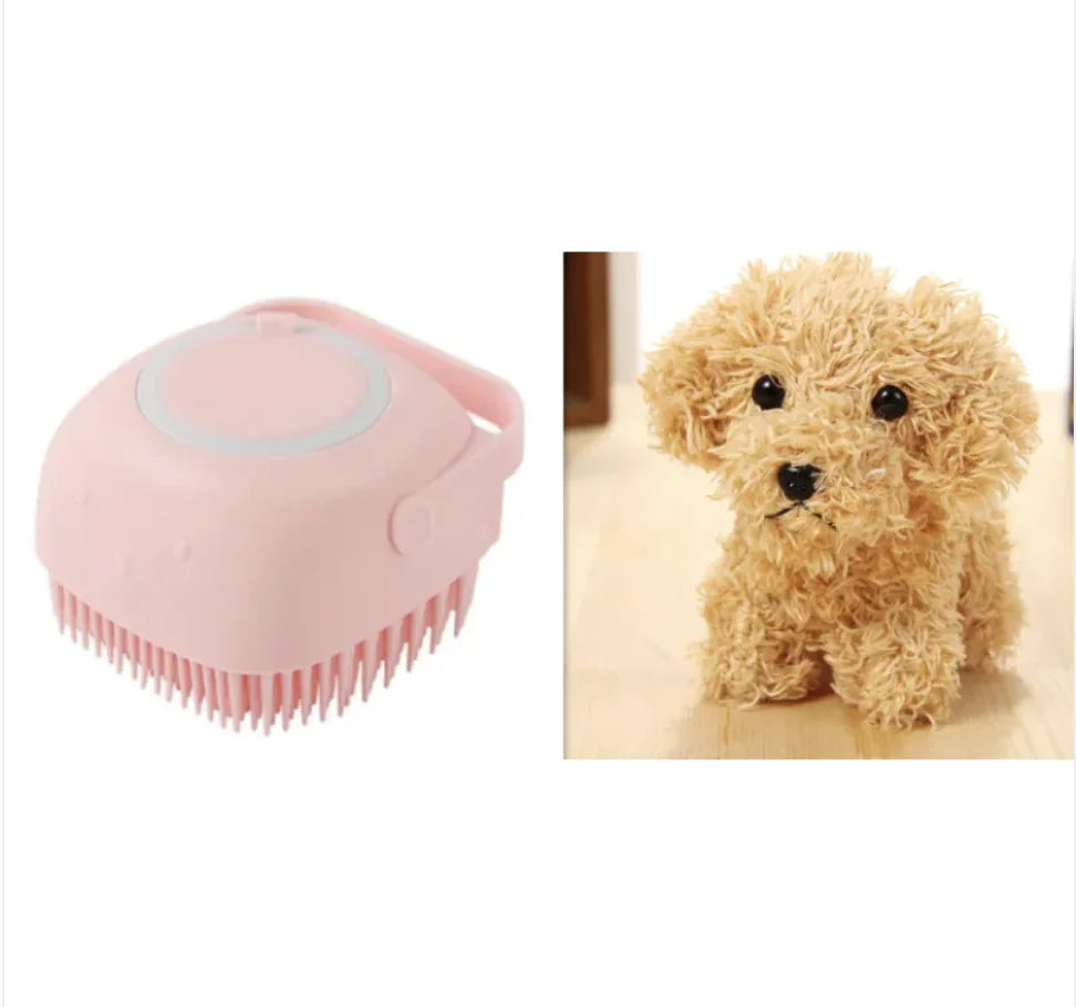 Silicone Soft Bristle Pet Bath Brush