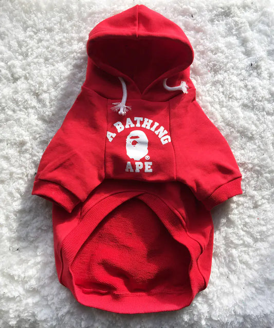 Printed Dog Hoodie