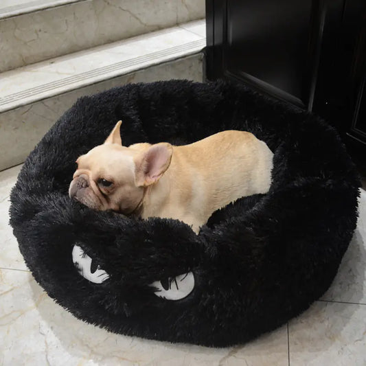 Round Fluffy Cat and Dog Bed