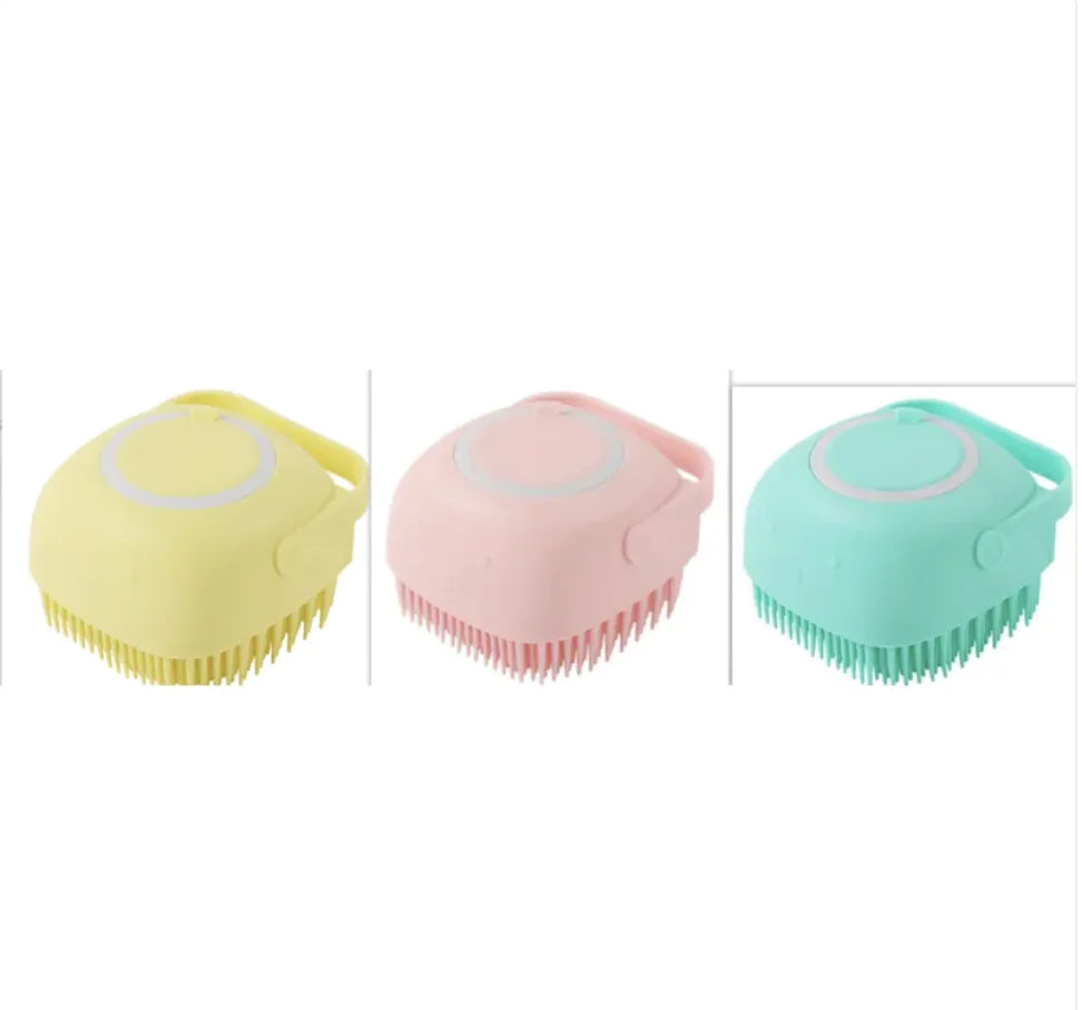 Silicone Soft Bristle Pet Bath Brush