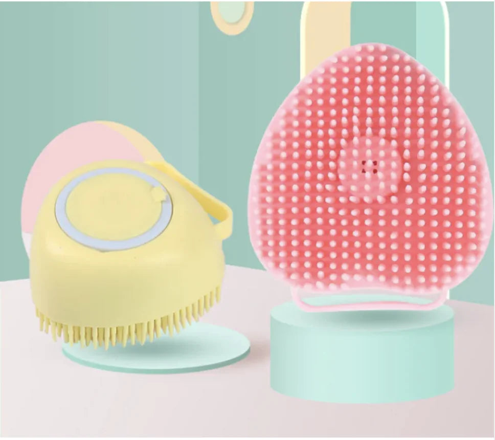 Silicone Soft Bristle Pet Bath Brush