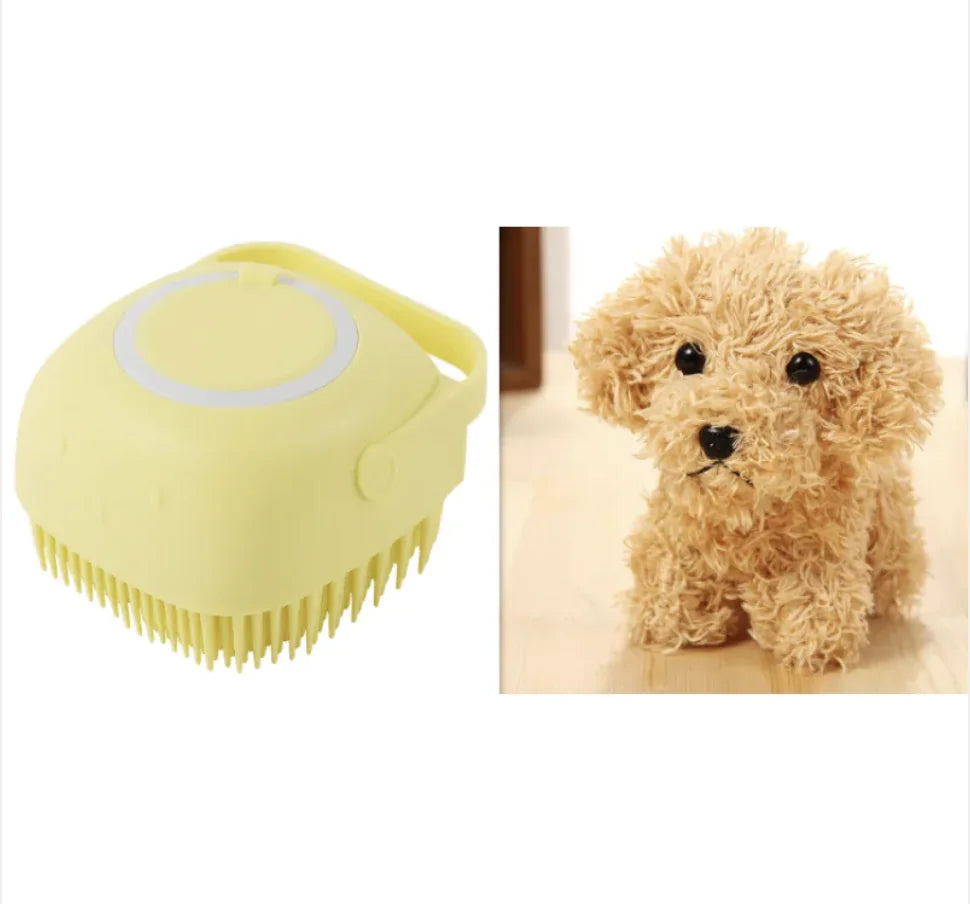 Silicone Soft Bristle Pet Bath Brush